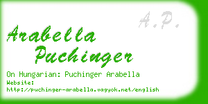 arabella puchinger business card